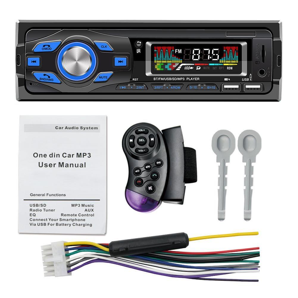 Đầu MP3 Player FM / USB / AUX Âm Thanh Nổi Tích Hợp Bảng Điều Khiển Dành Cho Ô Tô