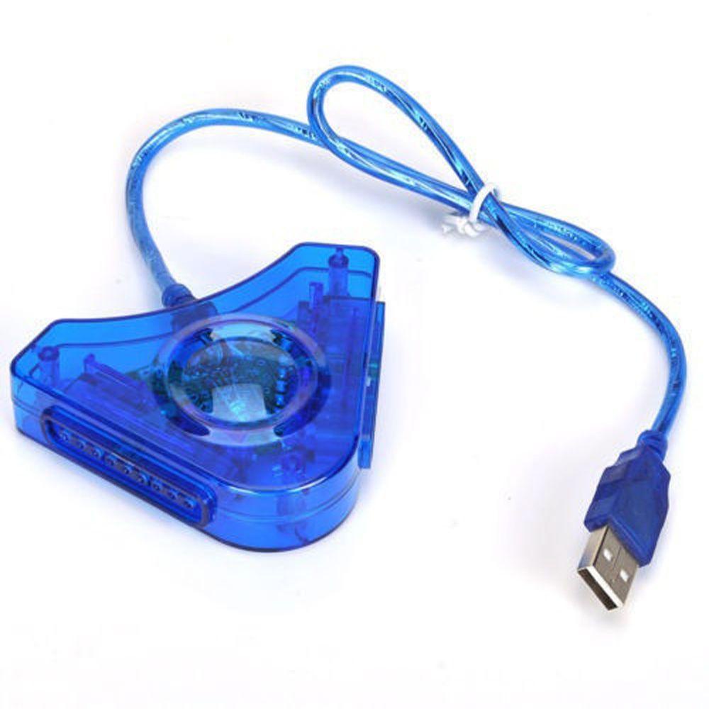 Tay Cầm Chơi Game PSX PS1 PS2 Hai Đầu USB Cho PC PS2