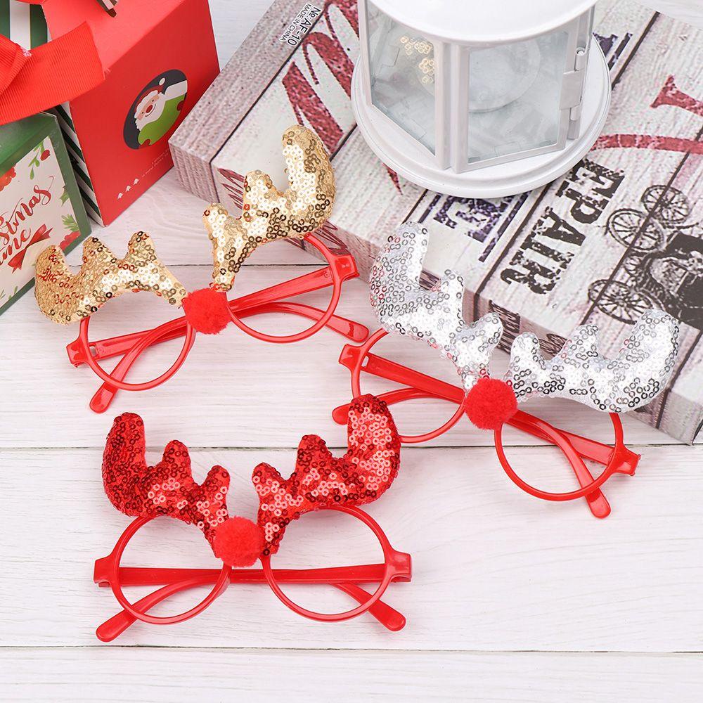 1 Khung Kính Hình Nai Sừng Tấm Trang Trí Giáng Sinh