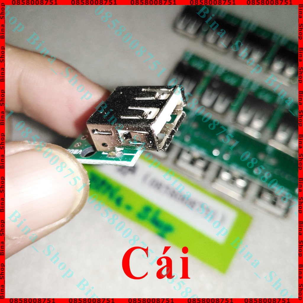 Bo chuyển USB 4P DIP board USB đực/cái