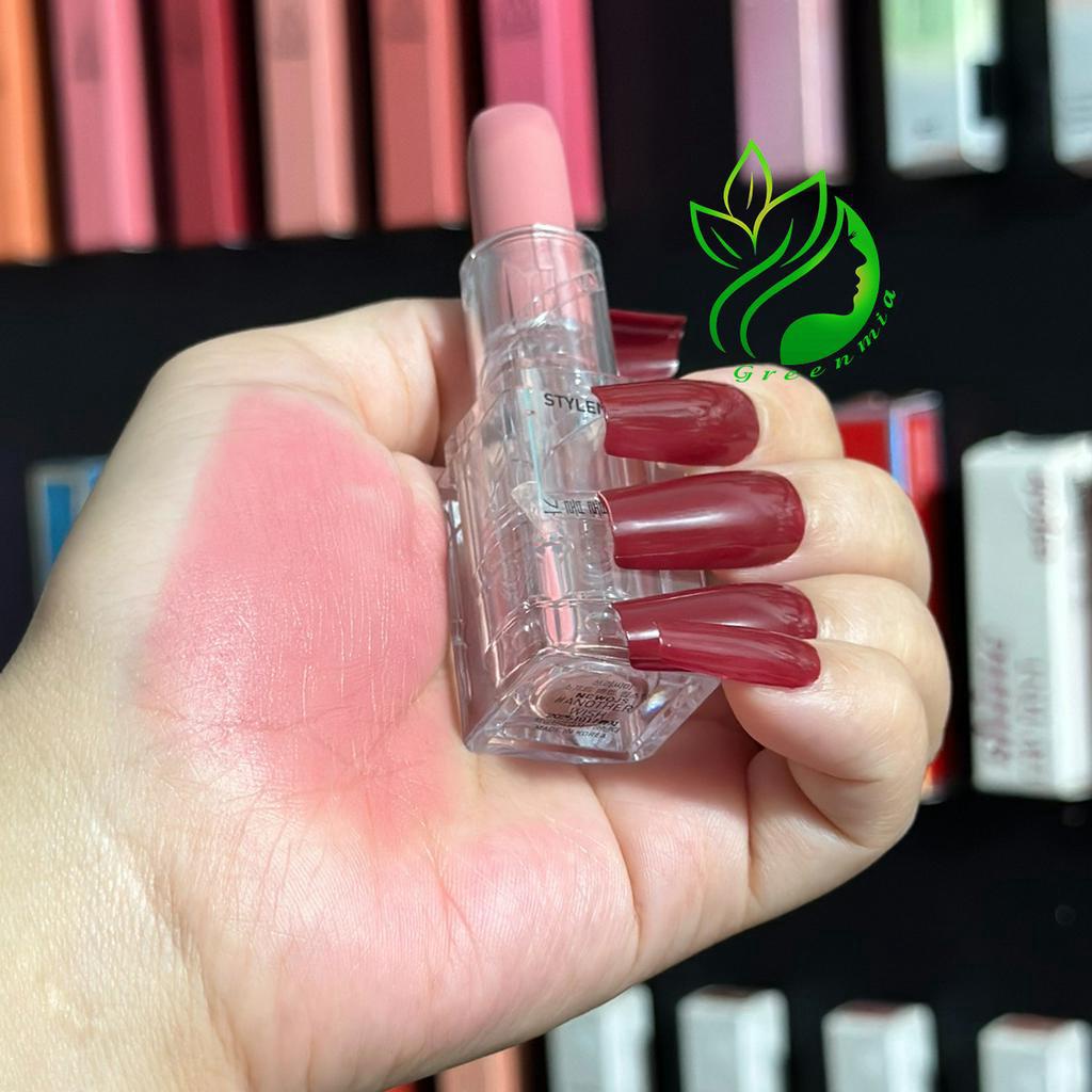 Son Môi 3CE Thỏi Trong Suốt Soft Matte Lipstick Another Wish Màu Hồng Nude Nhẹ Nhàng Nữ Tính