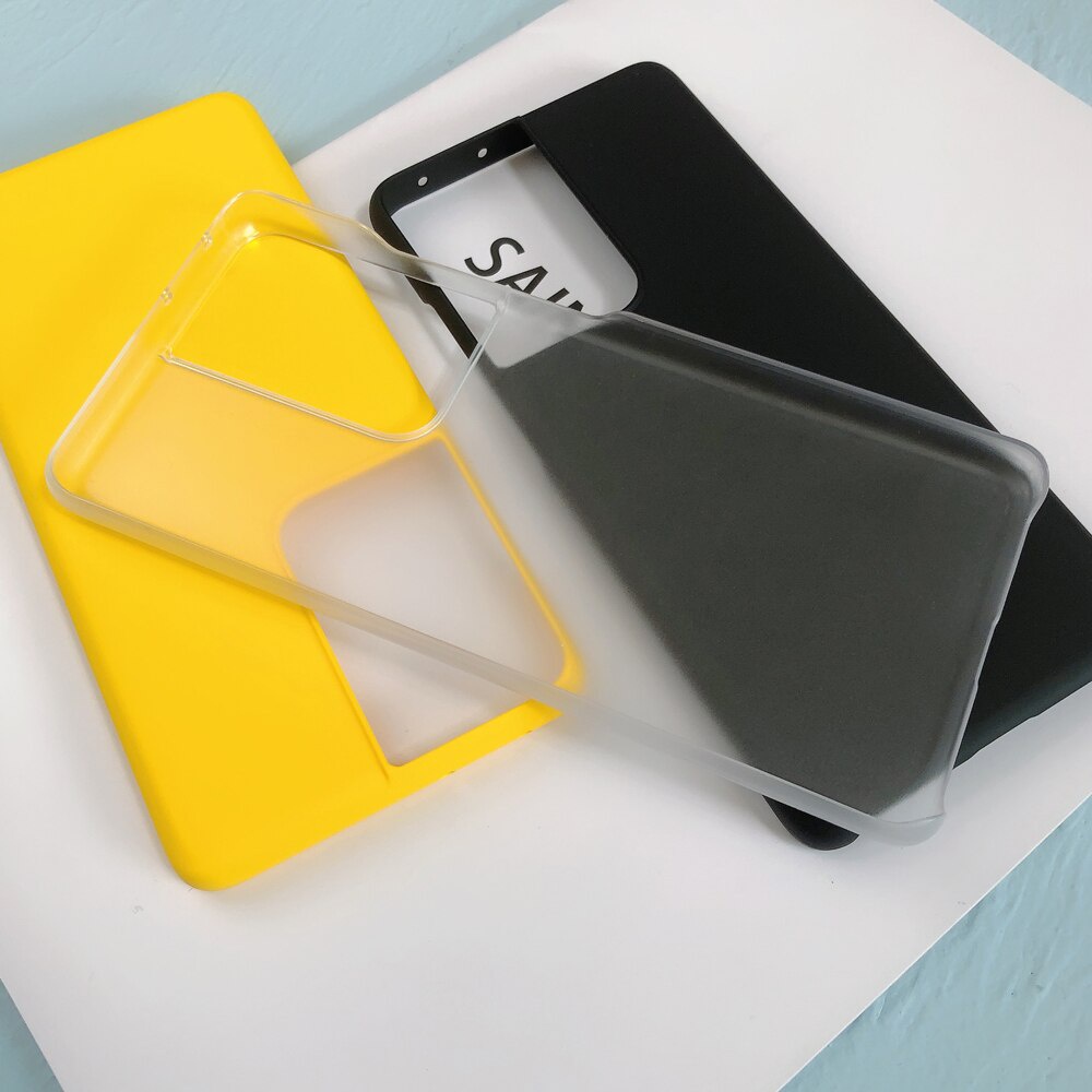 Ốp điện thoại PC cứng mặt nhám chống bám dấu vân tay cho Samsung Galaxy S22 S21 Plus Ultra FE 5G