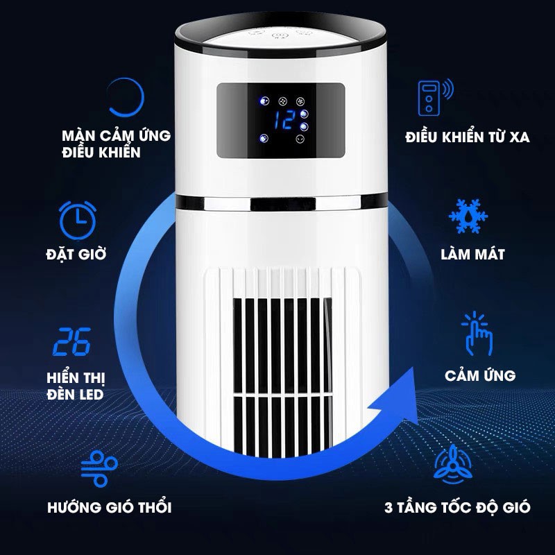[SALE SỐC] Quạt điều hoà không khí - QUẠT THÁP KHÔNG CÁNH  - QUẠT CÂY ĐỨNG SIÊU MÁT SIÊU TIỆN LỢI | BigBuy360 - bigbuy360.vn