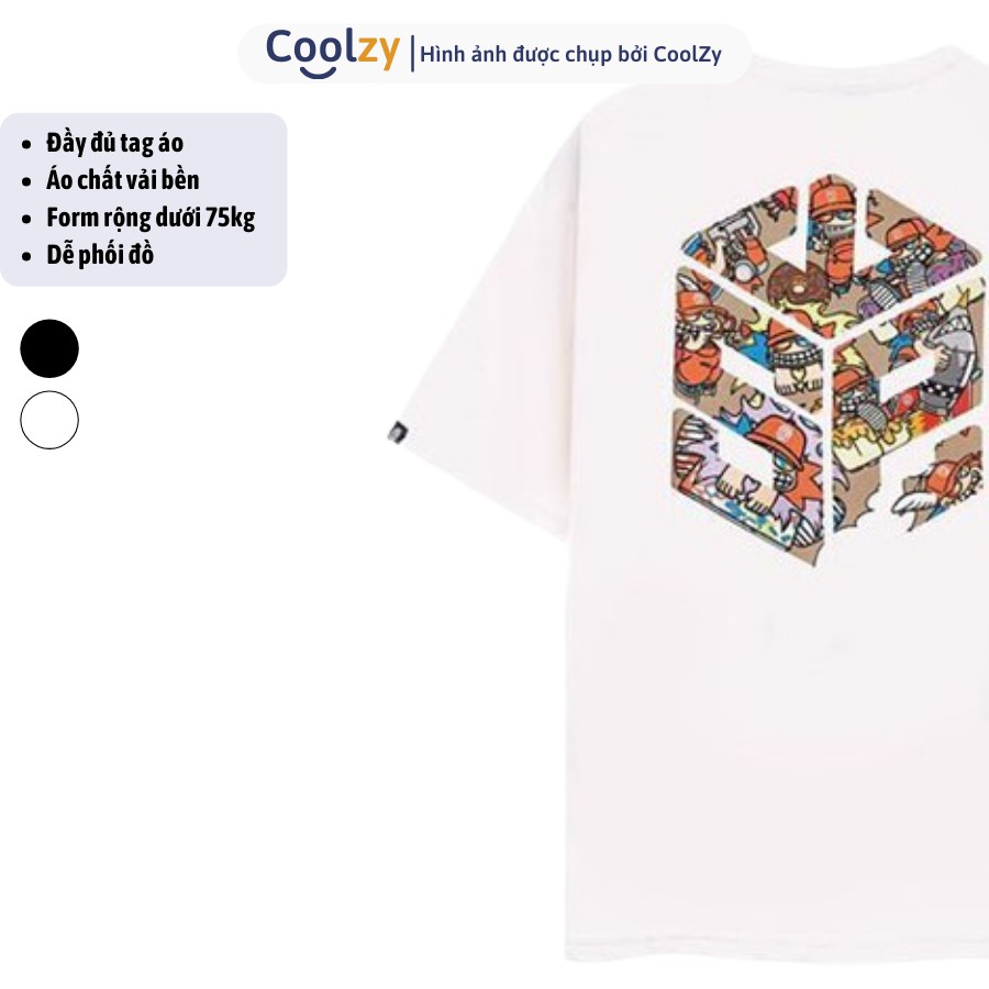 Áo thun tay lỡ SWE Cube Mozzie Tee form rộng Unisex nam nữ phong cách Ulzzang | CoolZy