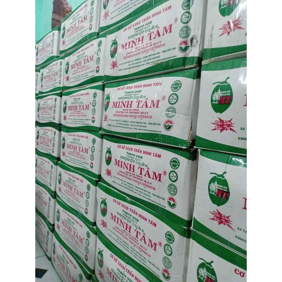 Thạch dừa thô Minh Tâm gói 1kg