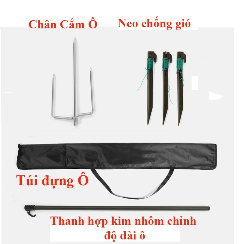 Ô Câu Cá Ô Dù Che Nắng Che Mưa 2m [Sản Phẩm Mới] PKT-6