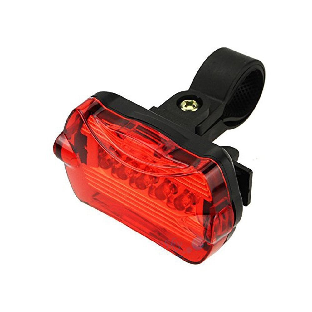 Bộ Đèn Pin Gắn Xe Đạp Và Đèn Chiếu Hậu 5 LED WJ-101, Đèn Gắn Xe Đạp Màu Đỏ Tặng Kèm Đèn chiếu hậu 5 LED WJ-101