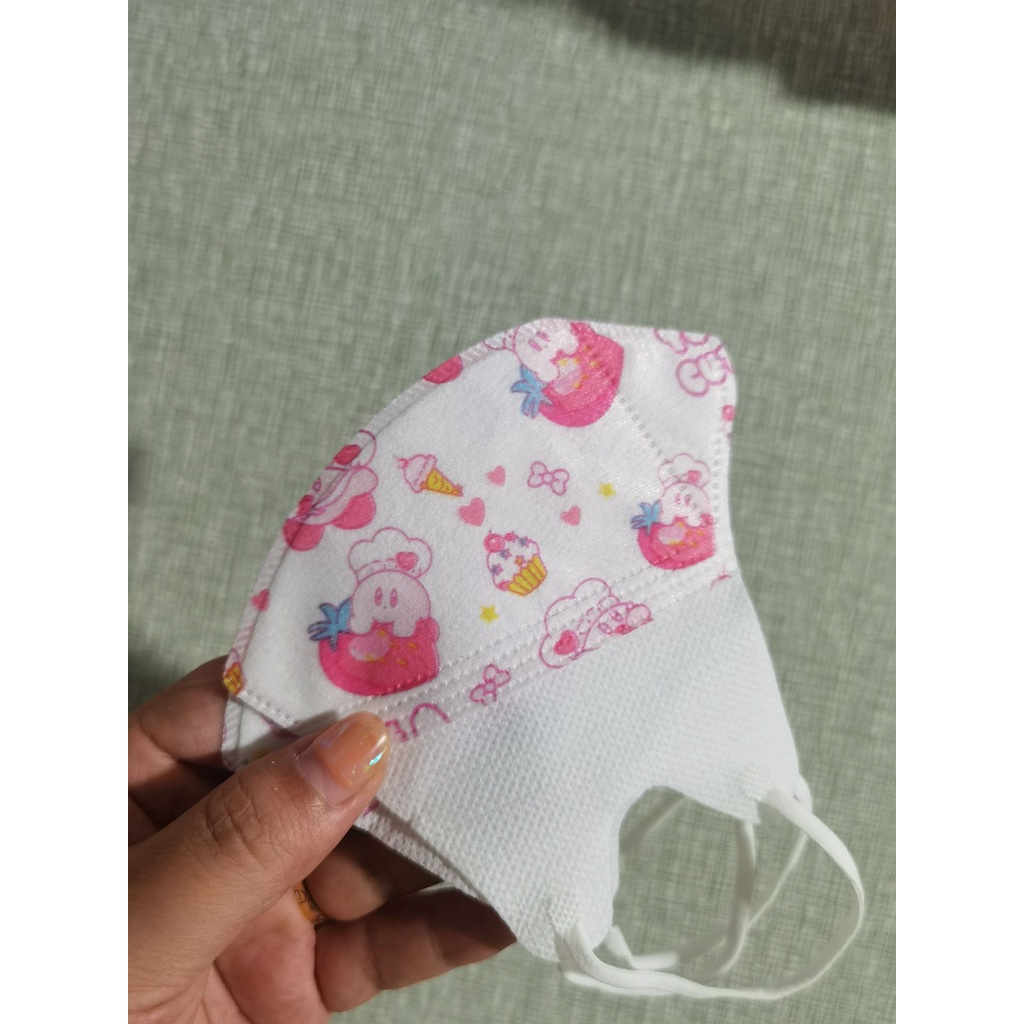 Set 50 Khẩu Trang 3d Hình Nhân Vật Hoạt Hình Cho Bé 0-14 Tuổi