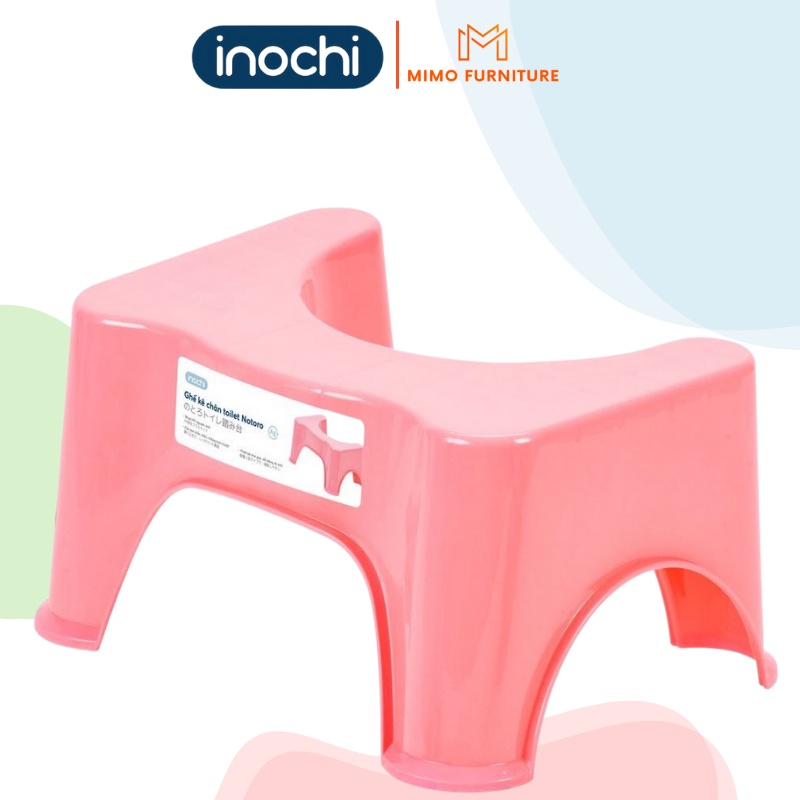 Ghế Kê Chân Toilet Ngồi Bồn Cầu Notoro inochi, Giá Để Chân Nhựa Cao Cấp Dùng Cho Nhà Vệ Sinh