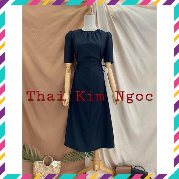 [HÀNG MỚI VỀ] Đầm maxi tay phồng rút eo