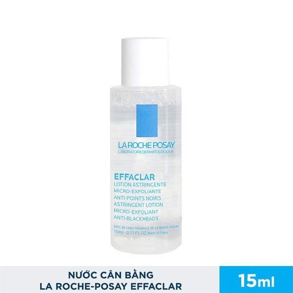 [ CHÍNH HÃNG ] Nước hoa hồng giúp se khít lỗ chân lông và làm sạch sâu cho da mụn LA ROCHE POSAY 15ML