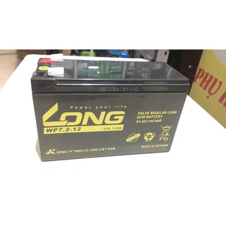 ắc quy 12v 7,2ah(long wp7,2-12) dùng cho lưu điện của cuốn