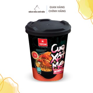 Mì trộn cua xốt me vifon 75g/ly