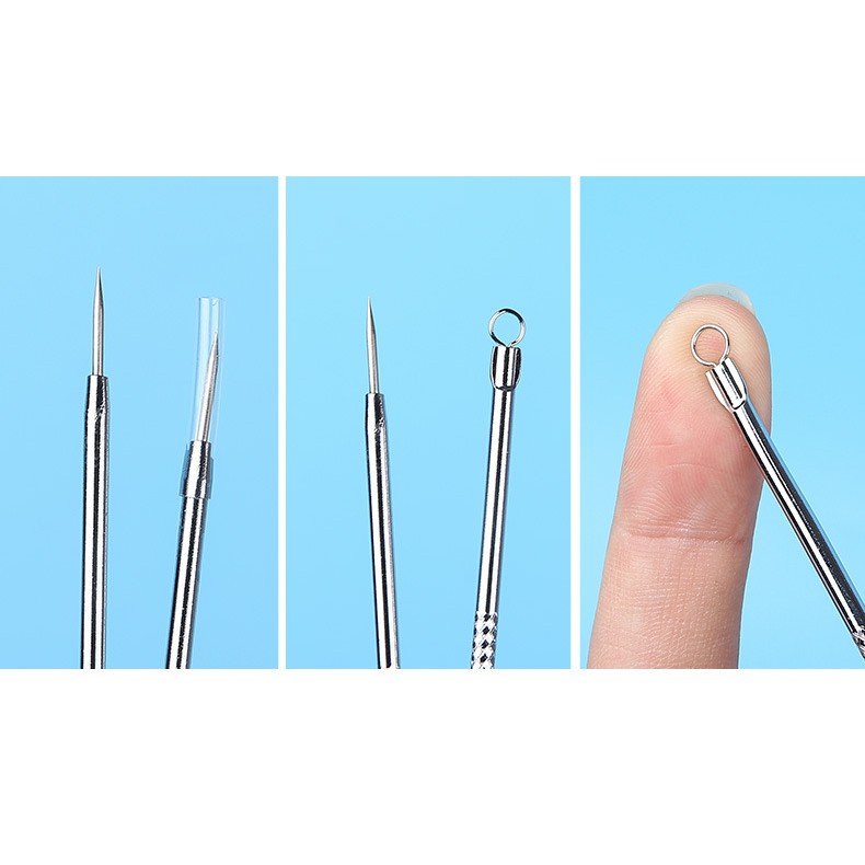 (Hàng Mới Về) Dụng Cụ Nặn Mụn Đầu Đen Tiện Dụng LAMEILA