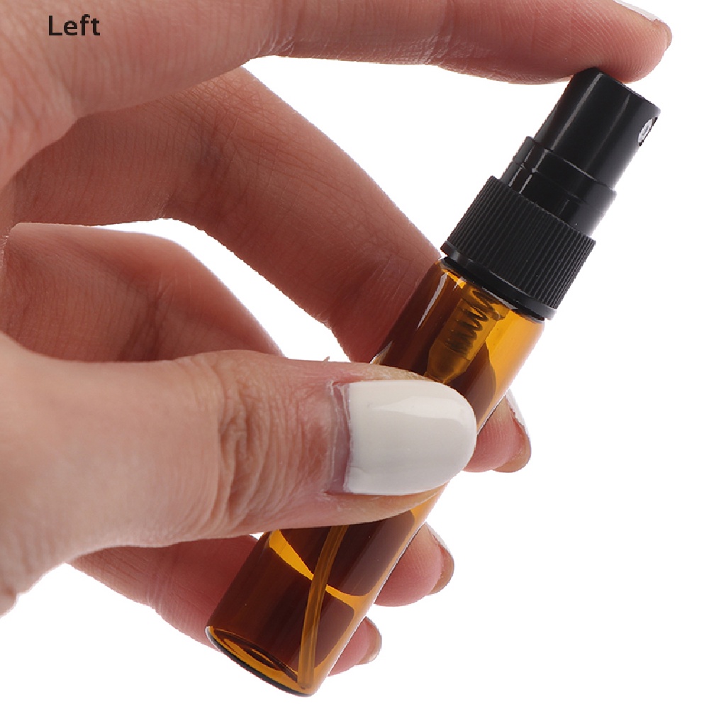 1 Chai Rỗng Dạng Xịt Thủy Tinh Màu Hổ Phách / Hổ Phách Có Thể Đổ Đầy