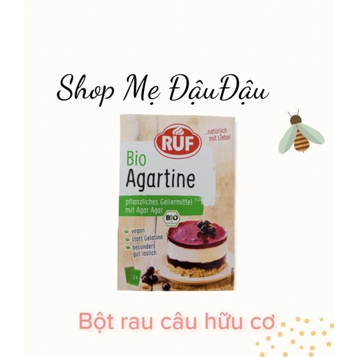 BỘT RAU CÂU AGAR HC RUF DATE T8/2022