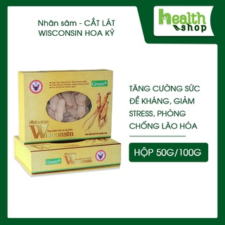 [Chính hãng] Nhân Sâm Wisconsin Hoa Kỳ (Sâm Mỹ) – Cắt lát