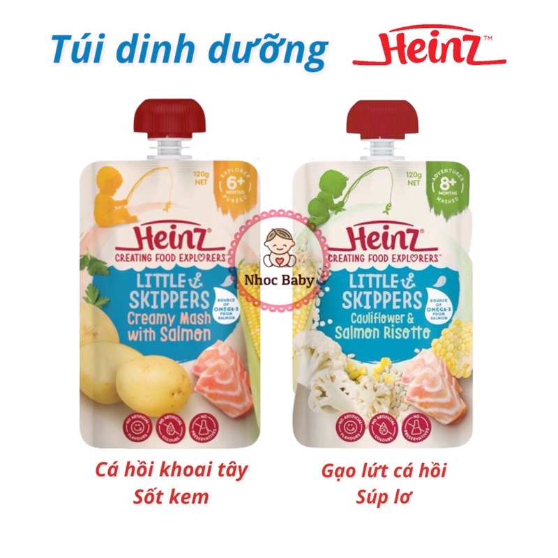 Hỗn hợp nghiền dinh dưỡng Heinz vị mặn cho bé 6+ 120g