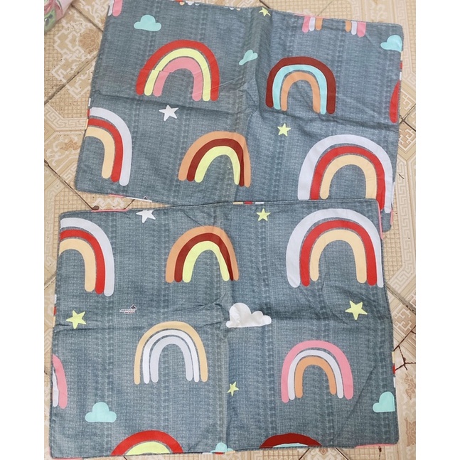 CẶP VỎ ÁO NẰM COTTON THẮNG LỢI size 50x70cm có lót (nhiều mẫu)