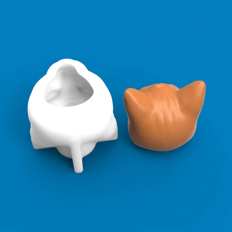 Khuôn Silicone Làm Nến Hình Mèo Độc Đáo