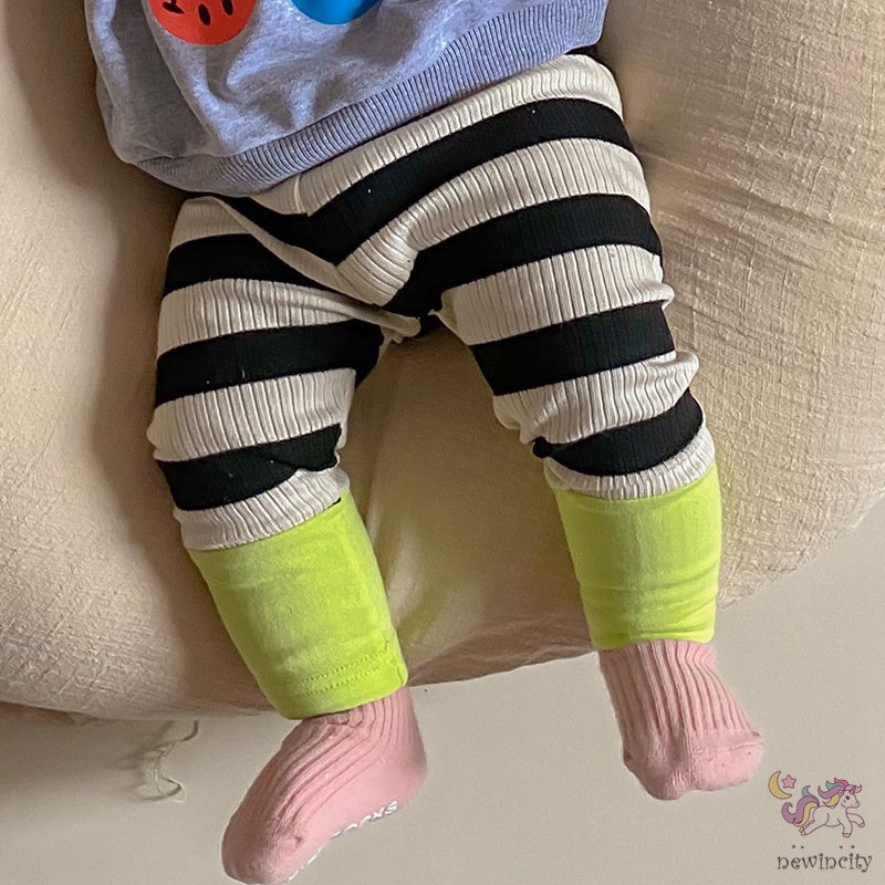 Quần Legging Kẻ Sọc Nhiều Màu Sắc Cho Bé Gái