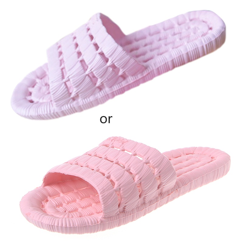 Youyo Dép Nhựa Đi Trong Nhà Tắm / Spa Đế Bằng Kiểu Dáng Đơn Giản Cho Nữ