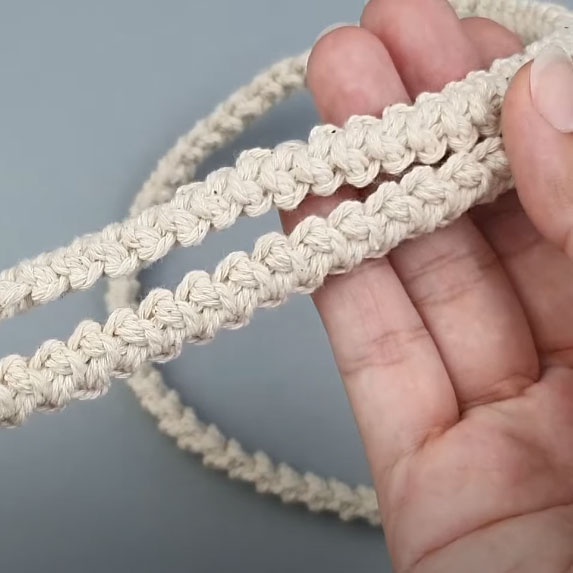 Dây túi thay thế, dây đan sẵn như ảnh, dây đeo chéo handmade bằng len nhiều màu
