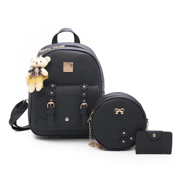 Balo nữ in chữ thời trang Hàn Quốc xinh xắn IELGY