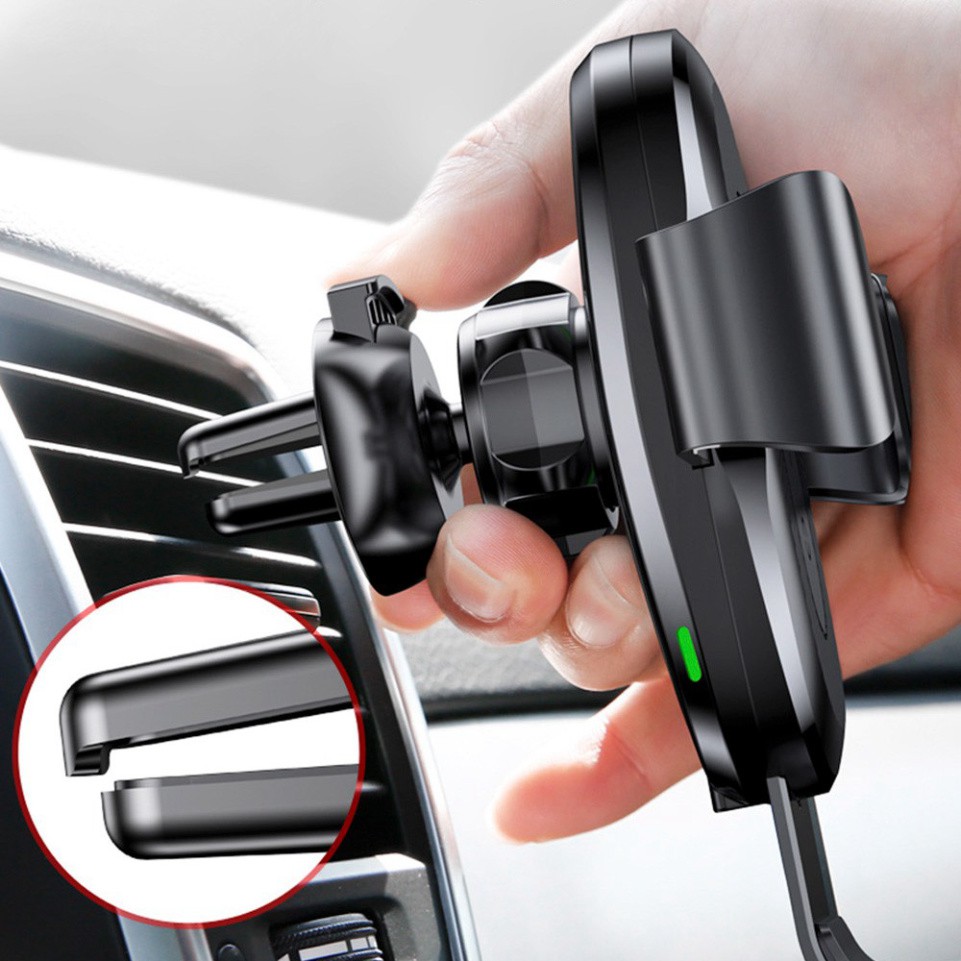 Giá đỡ kiêm sạc không dây Baseus Wireless Charger Garvity Car Mount gắn xe hơi cho Smart Phone