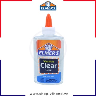 Keo dán trong suốt Elmer's Washable Clear Glue - 147ml (5Oz)