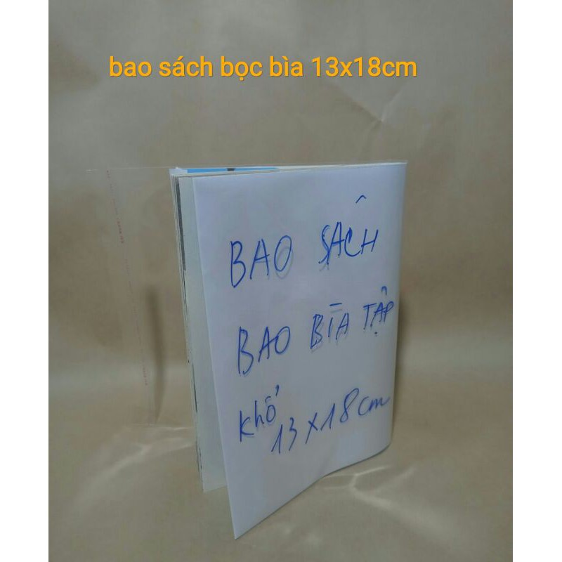 (Cao 18cm) 1 cái bọc bìa bao bìa sách truyện cỡ 13x18cm (mua nhiều giá sỉ)