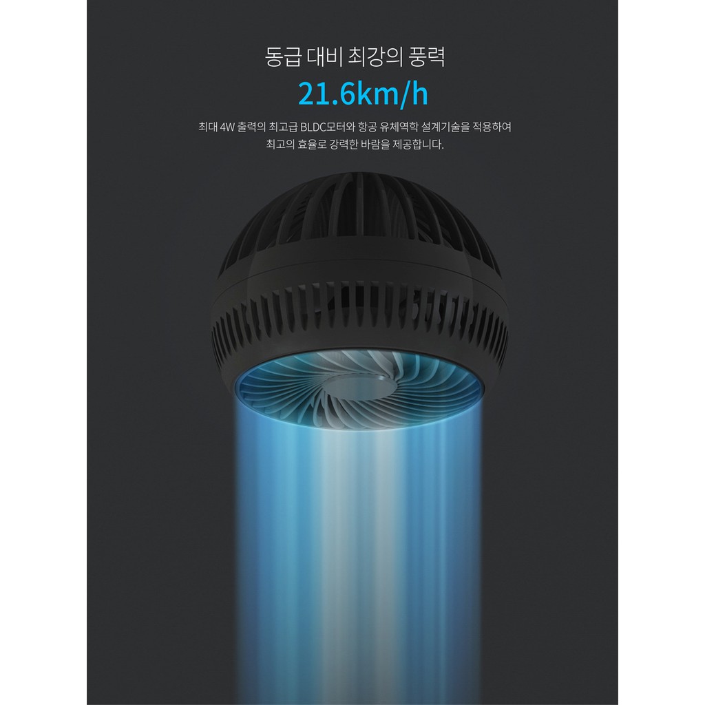 Quạt mini để bàn Joil model mới nhất T520, quạt 3 cấp độ gió siêu bền, cáp sạc USB tiện lợi