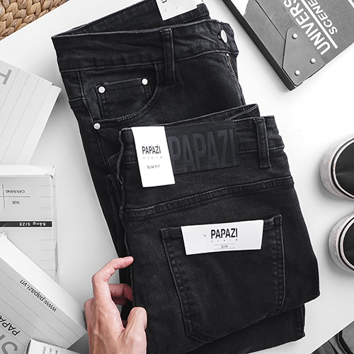 Quần Jean đen khói form Slimfit ôm vừa phải phối đẹp với mọi item đem đến vè ngoài phong cách - Thời trang nam PAPAZI | BigBuy360 - bigbuy360.vn