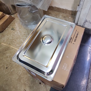 Khay inox gn 1/1 sâu 20cm có nắp - 28l