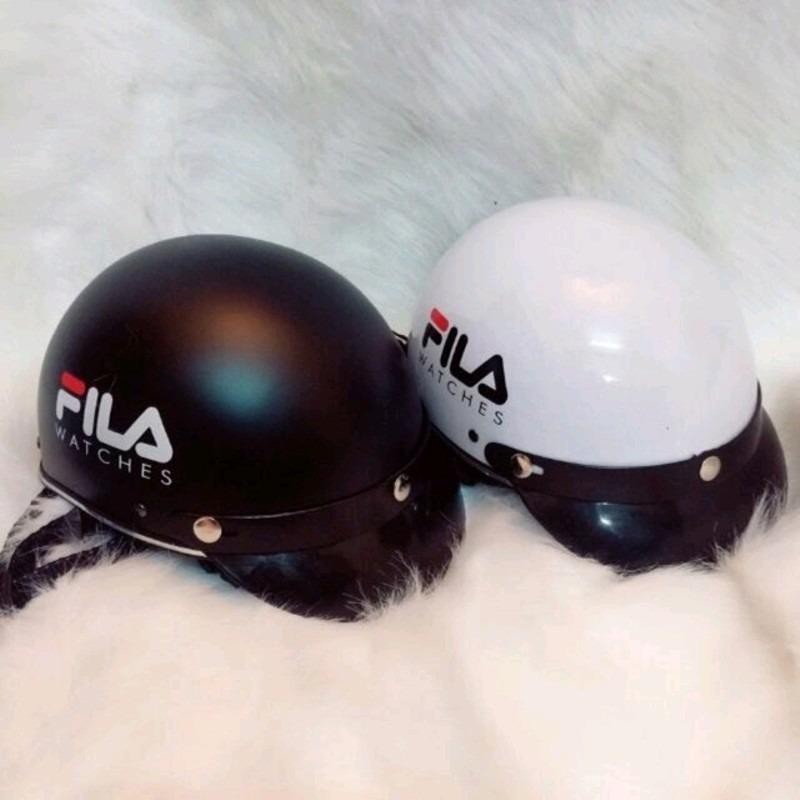 Nón Bảo Hiểm Fila Đen Trắng