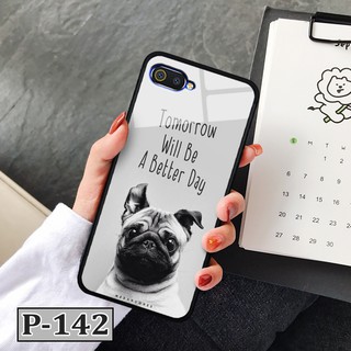 Ốp Realme C2 - lưng kính in hình 3D