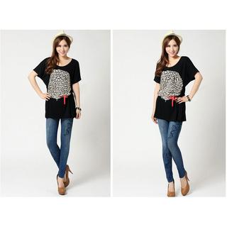 Quần Legging giả jean hoa văn (QL05)
