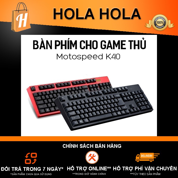 Bàn phím MOTOSPEED K40 - Bảo hành 01 năm chính hãng