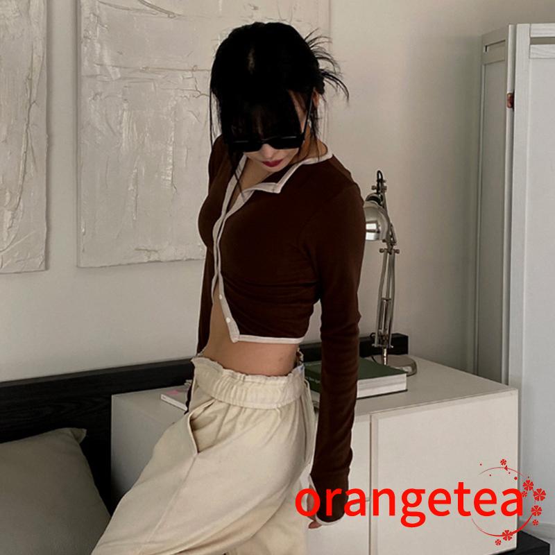Áo Thun Lửng Tay Dài Thời Trang Dành Cho Nữ