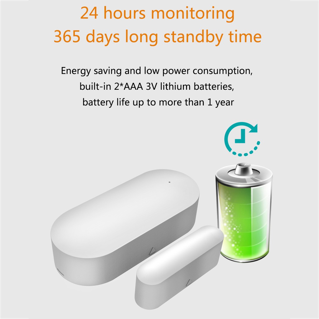 Thiết Bị Báo Động Cảm Biến Mở Cửa Wifi Thông Minh Bảo Vệ An Toàn Cho Nhà Ở