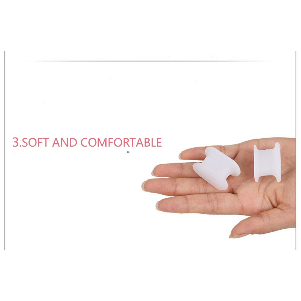 Dụng cụ silicone tách ngón chân cái giảm đau