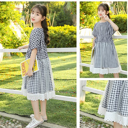 Váy bé gái size đại, Váy Hàn Quốc dành cho bé gái lớn size 20-55kg VH996