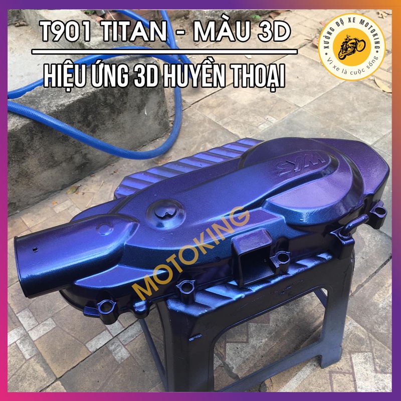 Sơn samurai 3D màu Titan T901**** - chai sơn xịt cao cấp dành cho sơn xe máy, ô tô