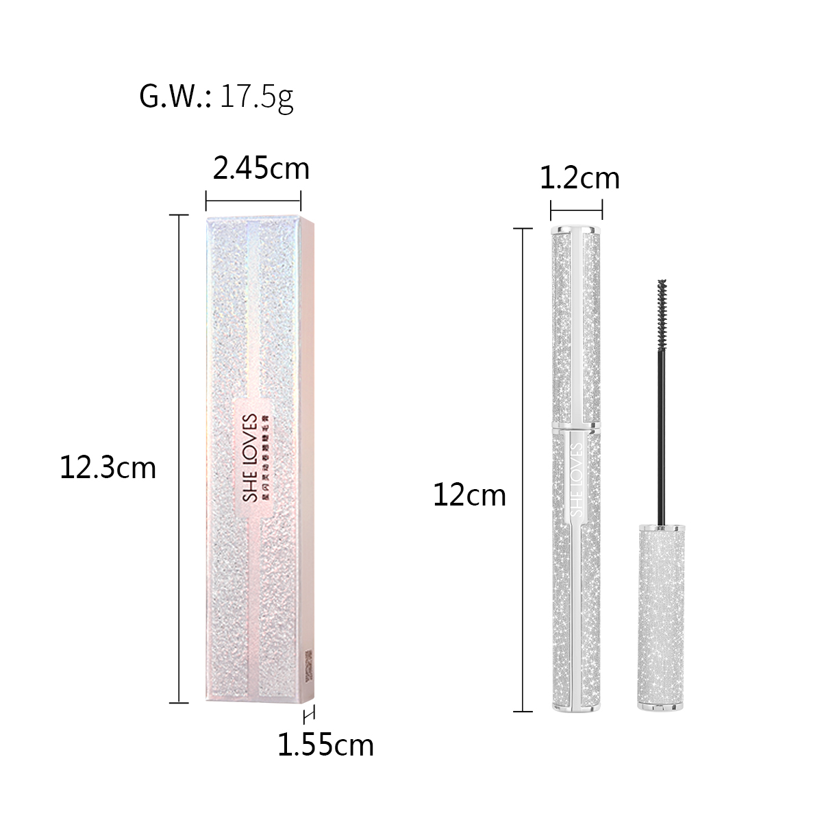 [Hàng mới về] Mascara Sheloves Chống Thấm Nước Và Mồ Hôi Uốn Cong Lông Mi | BigBuy360 - bigbuy360.vn