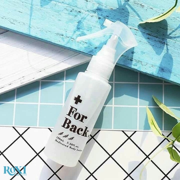 Xịt mụn lưng For Back ROXI Beauty xịt giảm viêm lỗ chân lông, mụn lưng hiệu quả Pelican Nhật Bản 100ml