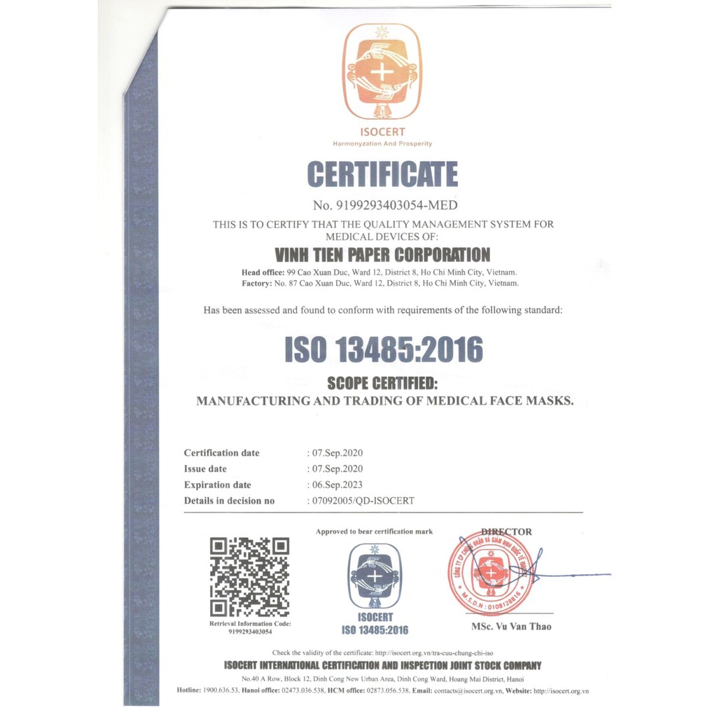 Khẩu Trang 3Hmask 4D Kháng Khuẩn Cao Cấp Màu Trắng [20 Cái/Hộp] - Chính Hãng Vĩnh Tiến - Ngăn Bụi Mịn Và Vi Khuẩn | BigBuy360 - bigbuy360.vn