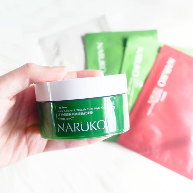 Mặt nạ ngủ Naruko Tràm trà