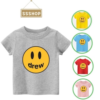 Áo thun trẻ em in hình 𝐃𝐑𝐄𝐖 𝐇𝐎𝐔𝐒𝐄 𝐬𝐢ê𝐮 𝐝ễ 𝐭𝐡ươ𝐧𝐠, Chất liệu cotton thoáng mát, hình in không bong tróc SSSHOP