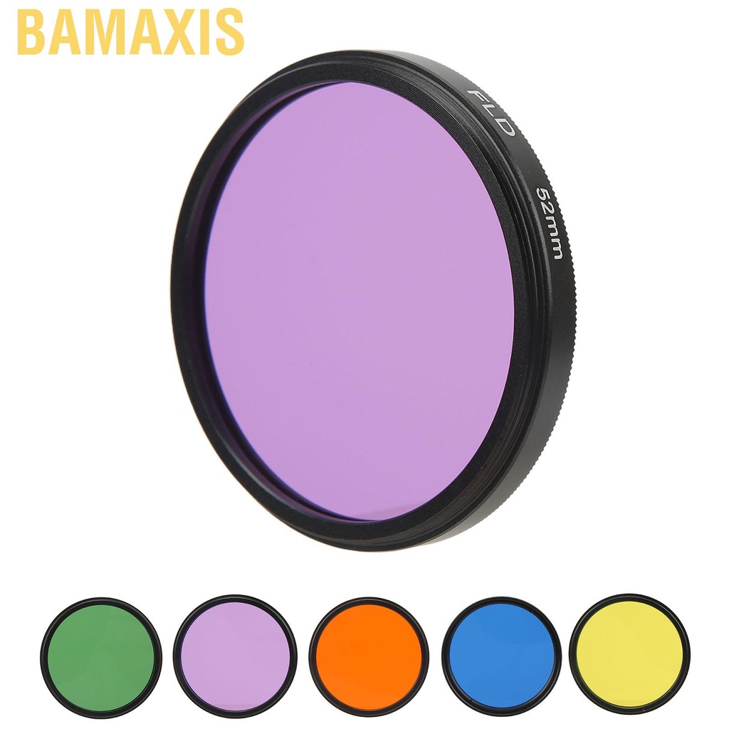 Bamaxis 52mm Lens Filter Optical Glass Camera for Nikon Fujifilm Digital Cameras Series