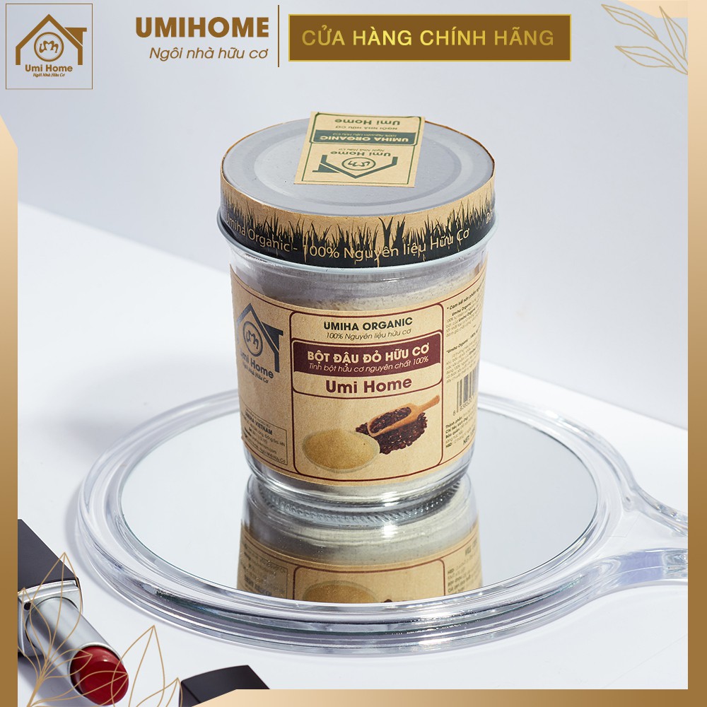 Bột Đậu Đỏ đắp mặt hữu cơ UMIHOME| Red Bean Powder 100% Organic 135G